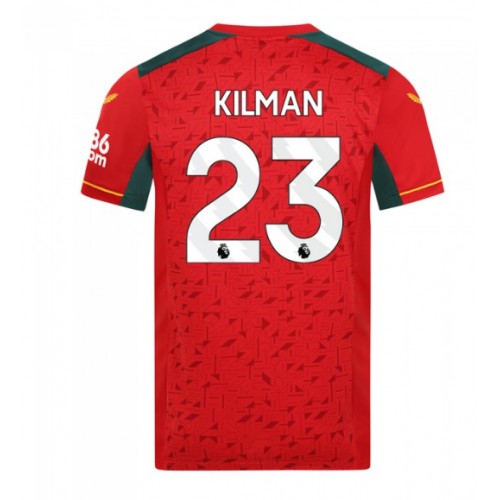 Wolves Max Kilman #23 Gostujuci Dres 2023-24 Kratak Rukav